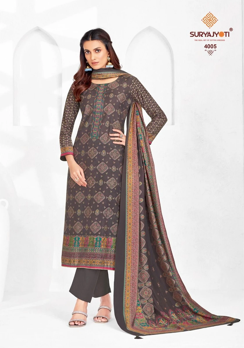 Suryajyoti Pushpa Vol 4 Pure Model Wholesale Salwar Suit Catalog — Wholesale Salwar Suits, MPA wholesale from Surat - Gallery Image 5